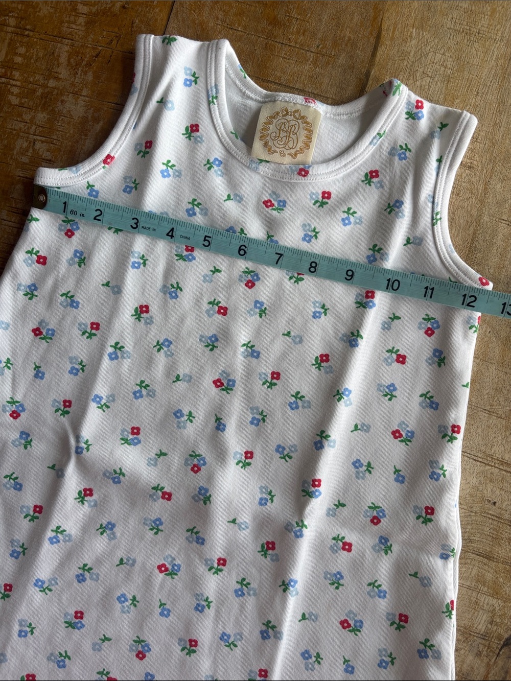 TBBC Girls White Floral Knit Dress size 7 - Picture 5 of 6